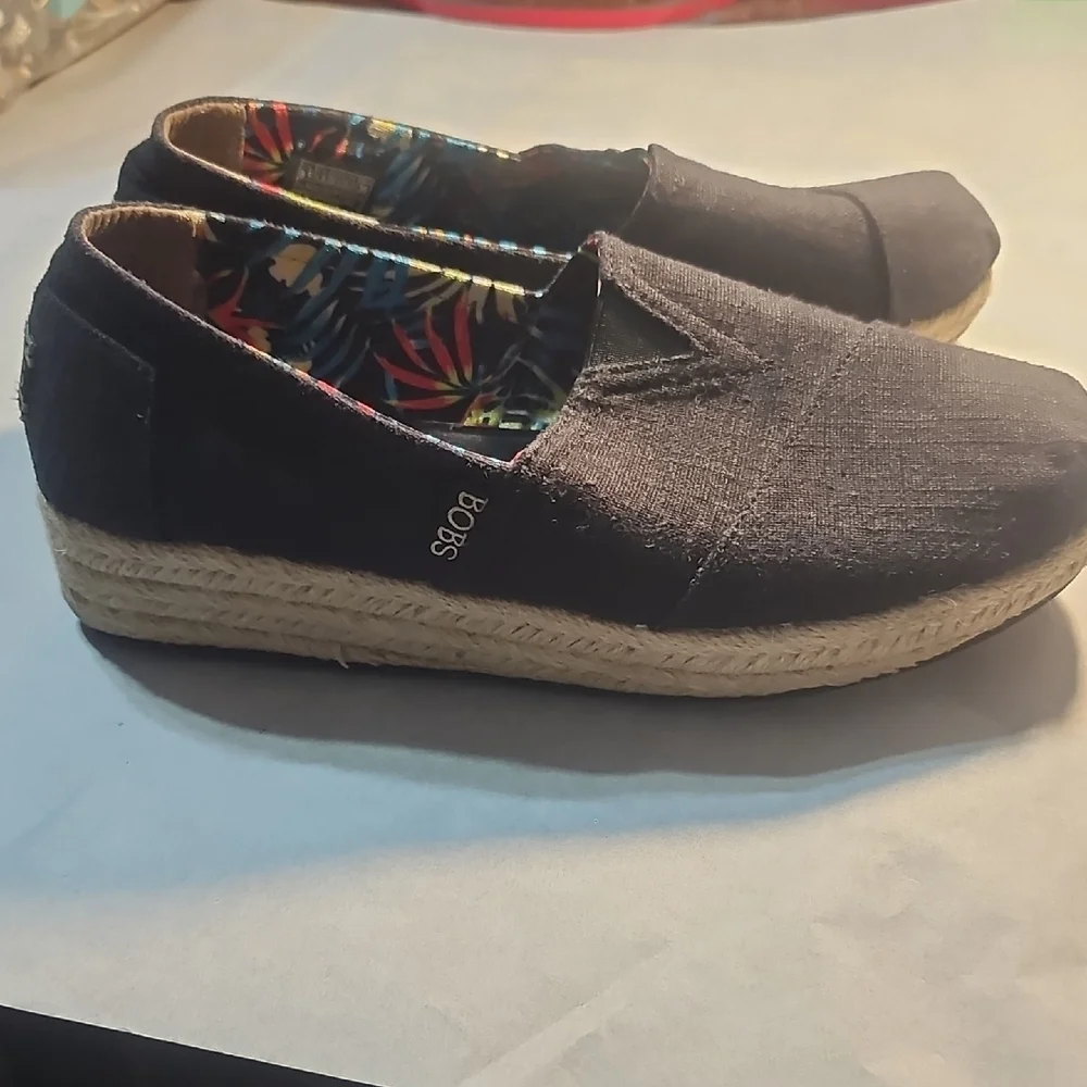 Kids Black Slip-On Shoes